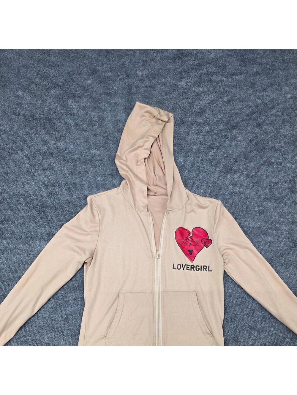 Blush Mark Women's Tan and Cream Hoody